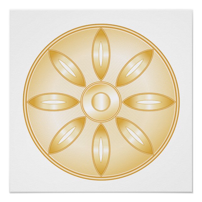 Póster Símbolo budista (Frente)