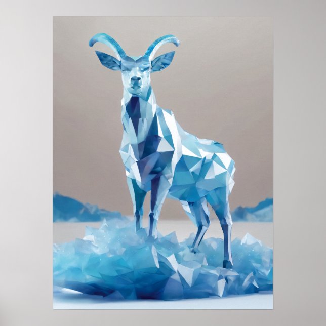 Poster Símbolo Capricorn Zodiac (Frente)