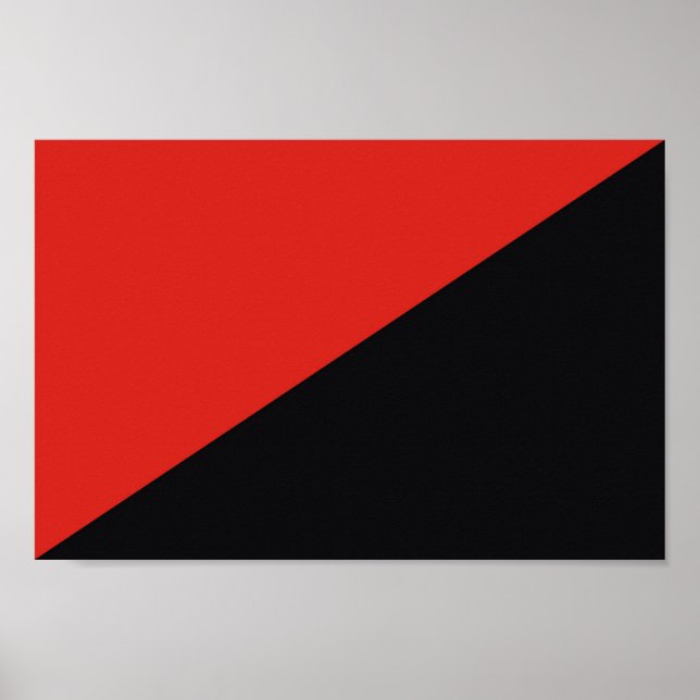 Poster símbolo da anarquia punk comunismo socialismo verm (Frente)