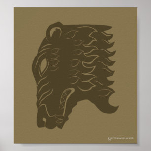 Poster Símbolo da cabeça do urso BEORN™