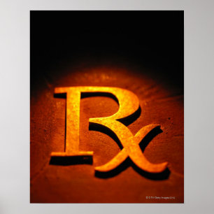 Póster Símbolo da farmacologia