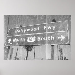 Póster Símbolo da Freeway Hollywood