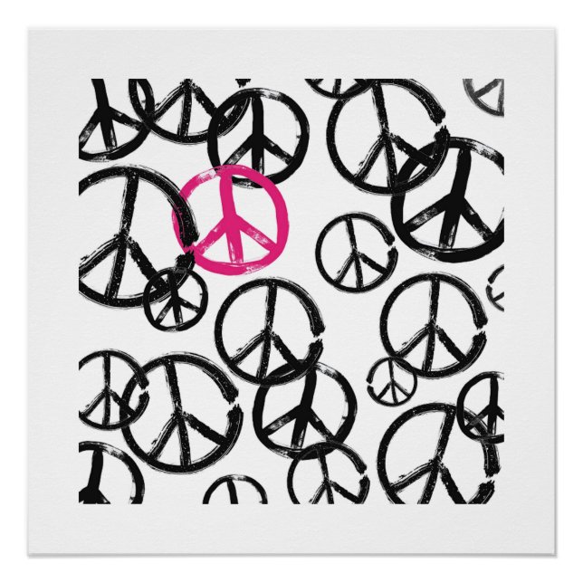 Póster Símbolo da paz (Frente)