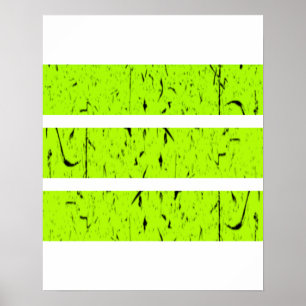 Poster Símbolo de 3 linhas legal Uniformidade e Harmoni