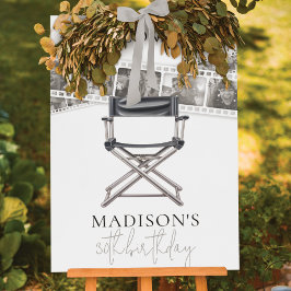 Poster Símbolo de Aniversário Retroativo - Fita de Filme