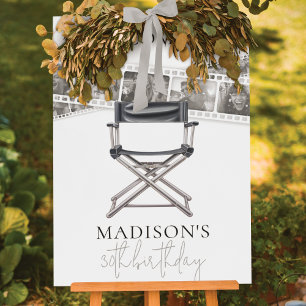 Poster Símbolo de Aniversário Retroativo - Fita de Filme 