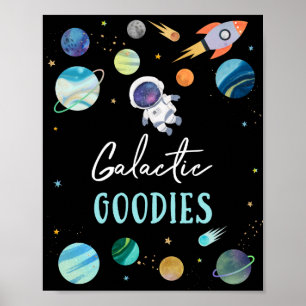 Poster Símbolo de Astronauta Galáctico no Astronauta Az