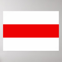 Símbolo de bandeira do protesto bielorrusso revolu