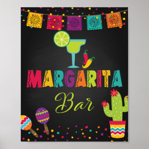 Poster Símbolo de Bar Fiesta Margarita