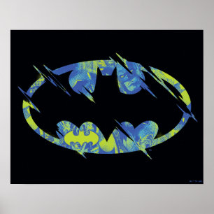 Poster Símbolo de Batman de Ligação Elétrica