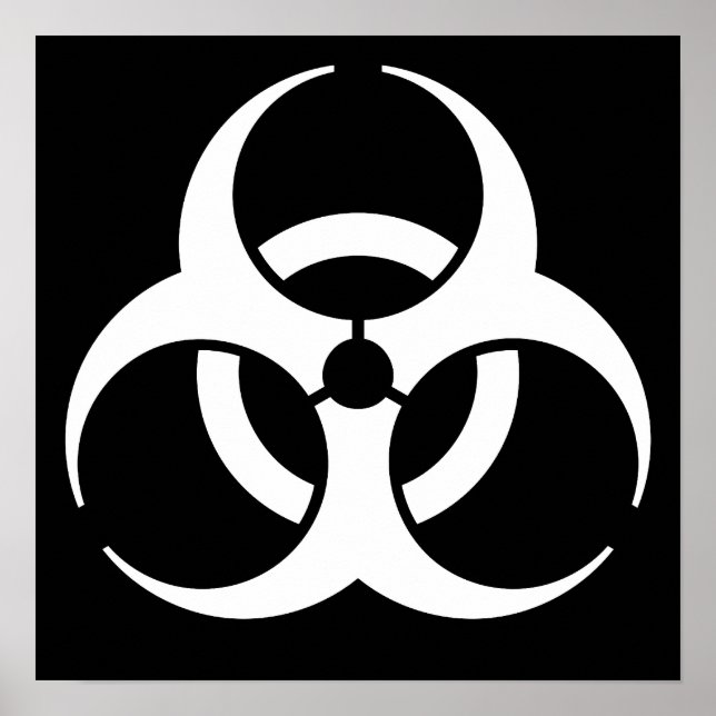 Póster Símbolo de Biohazard (Frente)