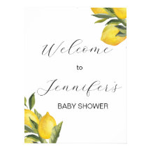 Símbolo de boas-vindas do Chá de fraldas Lemon Wat