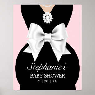 Poster Símbolo de boas-vindas do Chá de fraldas Tiffany C
