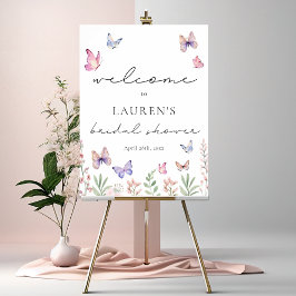 Poster Símbolo de boas-vindas do Chá de panela das borbol