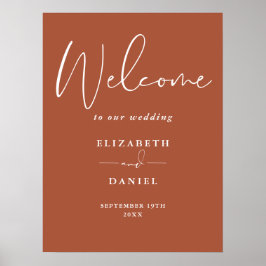 Poster Símbolo de Boas-vindas do Elegante Moderno Terraco