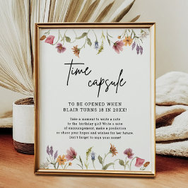 Poster Símbolo de Cápsula de Aniversário de primavera Wil