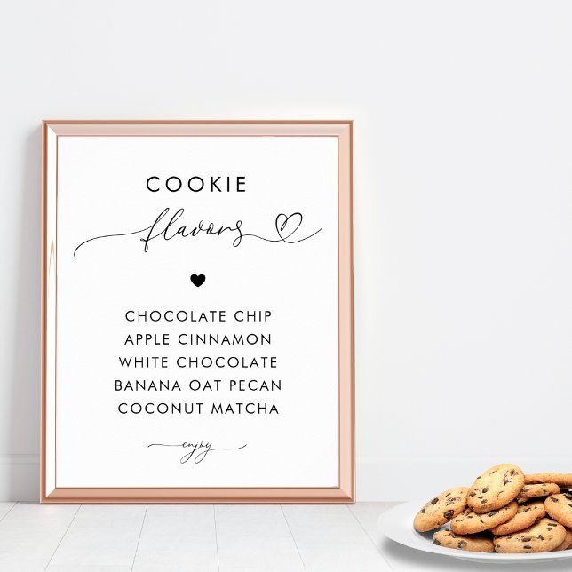 Poster Símbolo de Casamento de Palavras de Cookie com Scr (Criador carregado)