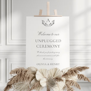 Poster Símbolo de Cerimônia de Casamento Desplugado da