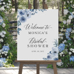 Poster Símbolo de Chá de panela Floral Bohemian Azul Dust<br><div class="desc">Adicione um toque de elegância ao seu chá de panela com nosso sinal de boas-vindas azul Boho Dusty. A placa apresenta um design floral único que é moderno e eterno, fazer perfeito para qualquer chá de panela. Para mostrar este poster, você tem várias opções, como montá-lo em um conselho de...</div>