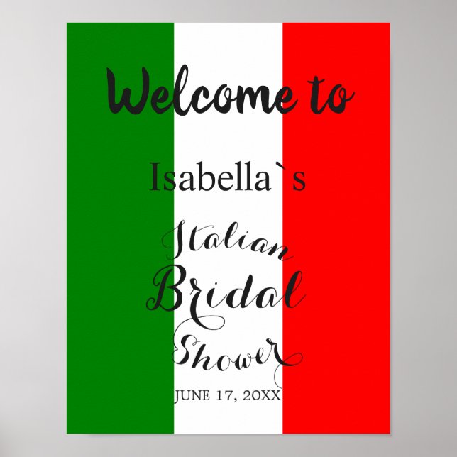 Poster Símbolo de Chá de panela italiano moderno (Frente)
