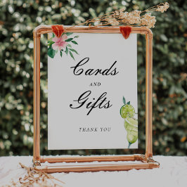 Poster Símbolo de Chá de panela Margarita Mexicano Oferec