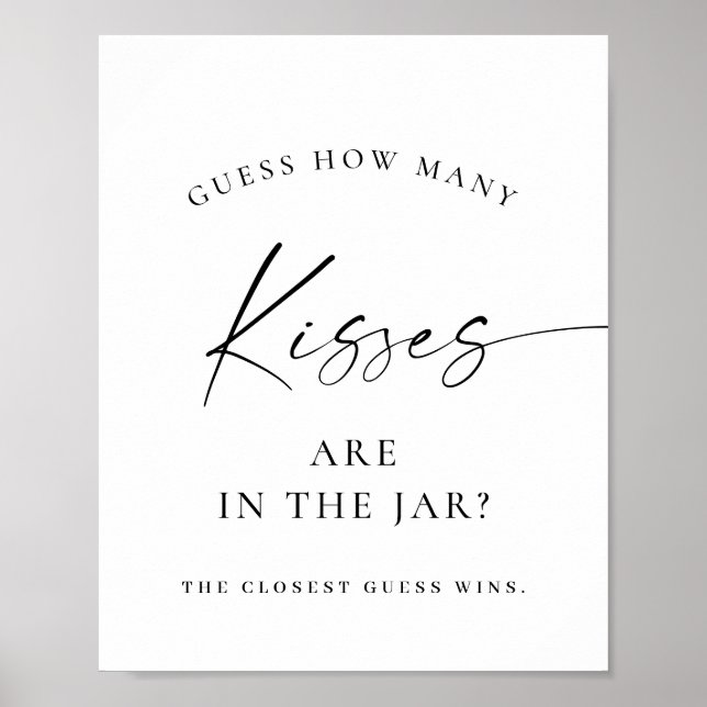 Poster Símbolo de Chá de panela Simples Elegante (Frente)