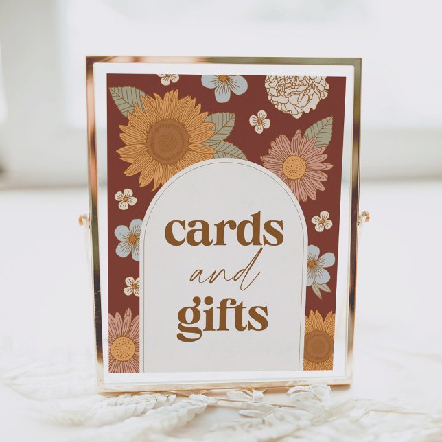 Poster Símbolo de Chás de fraldas de flor selvagem e pres (Criador carregado)