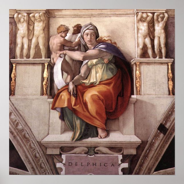 Póster Símbolo de Delphi (Frente)