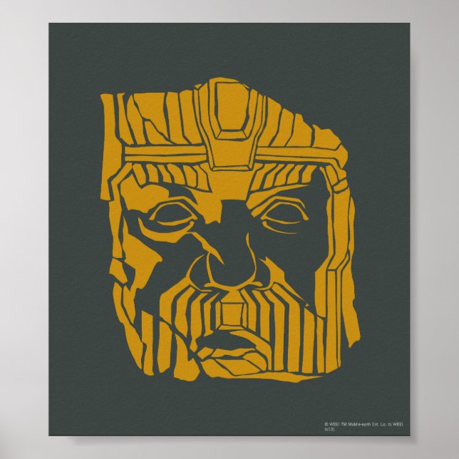 Póster Símbolo de Estátua Erebor (Frente)
