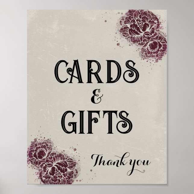 Poster Símbolo de Evento do Partido Editável Gótico Vitor (Frente)