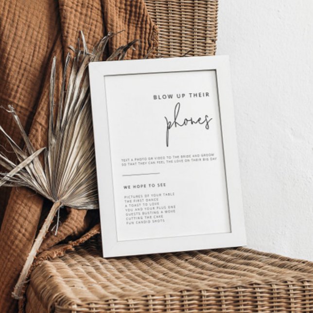 Poster Símbolo de Foto de Casamento Branco e Preto Editáv (Criador carregado)