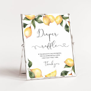 Poster Símbolo de fralda de limão