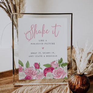 Poster Símbolo de Guestbook do Rosé Garden