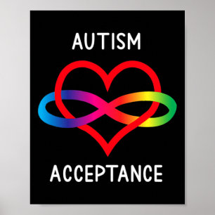 Poster Símbolo de Infinidade de Aceitação Autism Pro para