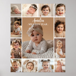 Poster Símbolo de Marco de Primeiro Ano de Fotografia Min