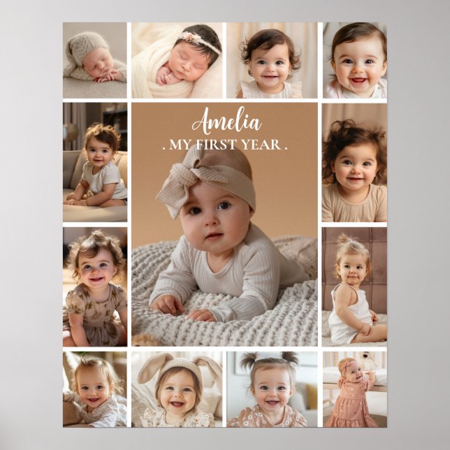 Poster Símbolo de Marco de Primeiro Ano de Fotografia Min (Frente)