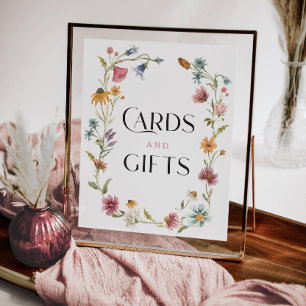 Poster Símbolo de presentes para cartões de Chá de panela