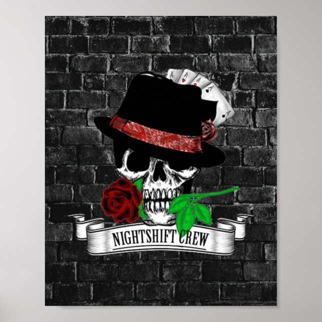 Poster Símbolo de Tripulação do NightShift (Frente)