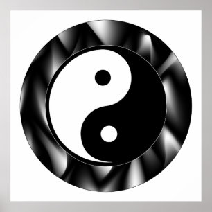Póster Símbolo de Yin Yang