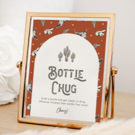 Poster Símbolo digital 8x10 Western Bottle Chug