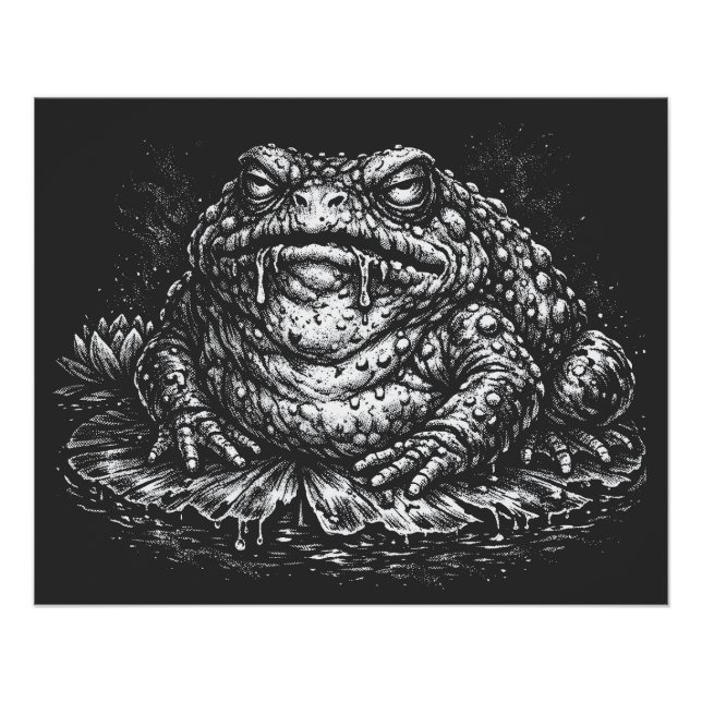 Póster Símbolo do Sapo Assombrado por BurnsInHell (Frente)