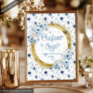Poster Símbolo Dourado de Casamento Romântico Pastel Past
