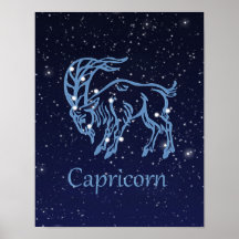 Símbolo e constelação do Capricórnio Zodiac