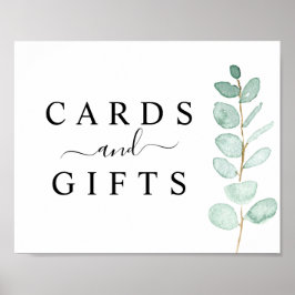 Poster Símbolo Eucalyptus Greenery Wedds Cards & Gifts