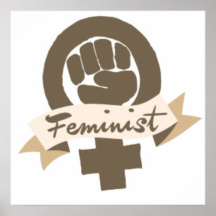 Póster Símbolo feminista