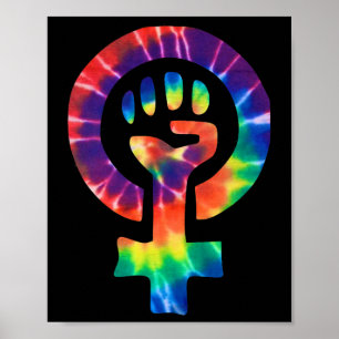 Poster Símbolo Feminista Apoio Manifestante Resiste à Res