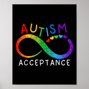 Poster Símbolo Infinito da Camisa de Aceitação da Consciê