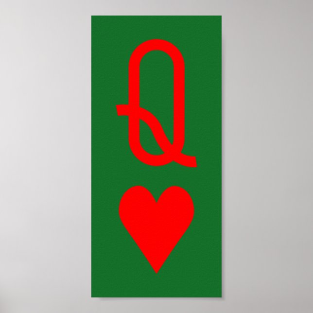 Póster Símbolo original Dia de os namorados Rainha de cor (Frente)