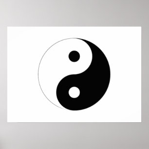 Póster Símbolo Yin-Yang
