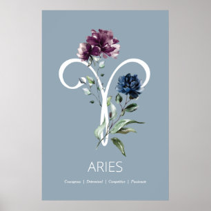 Poster Símbolo Zodac Star Aries
